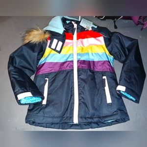 NWT Size 3T winter jacket With fur lined hood